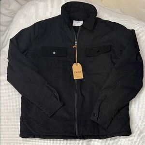 Men's Black CNQR Jacket  w/ Fleece Lining - Medium